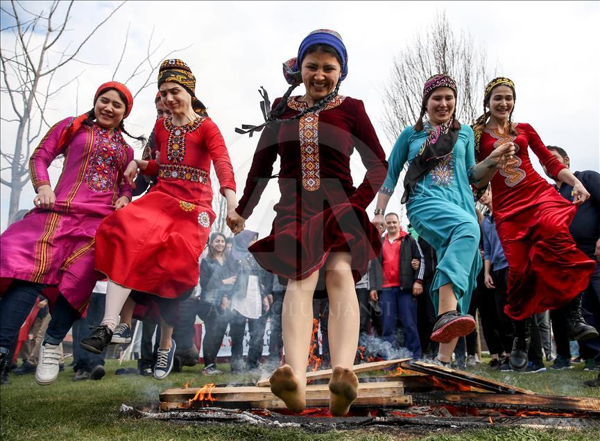 Newroz celebrations in Turkey's Istanbul
