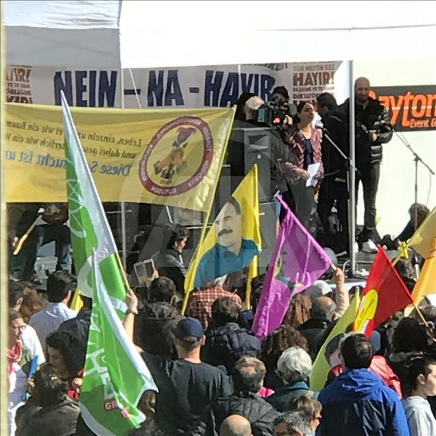 İsviçre'de terör örgütü Erdoğan'ı hedef gösterdi