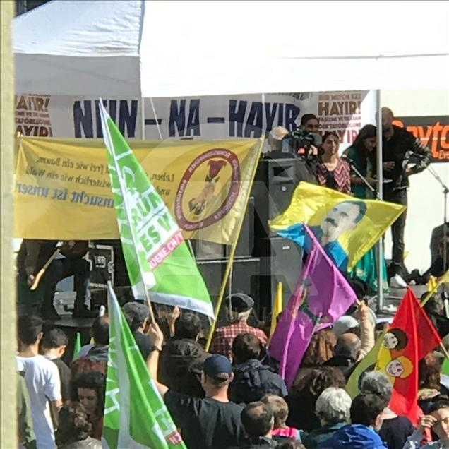 İsviçre'de terör örgütü Erdoğan'ı hedef gösterdi