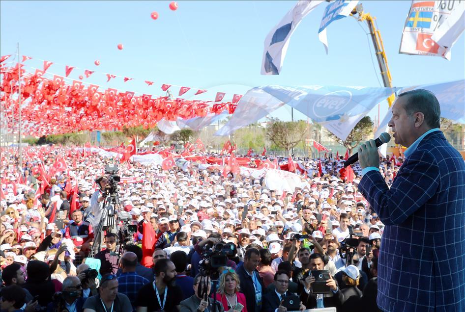 Cumhurbaşkanı Erdoğan, Antalya'da