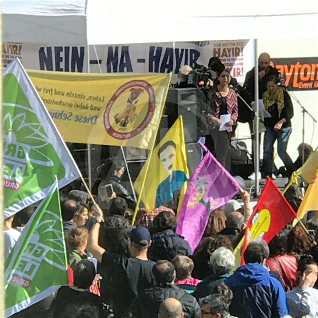 İsviçre'de terör örgütü Erdoğan'ı hedef gösterdi