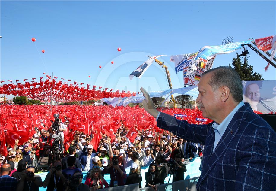 Cumhurbaşkanı Erdoğan, Antalya'da