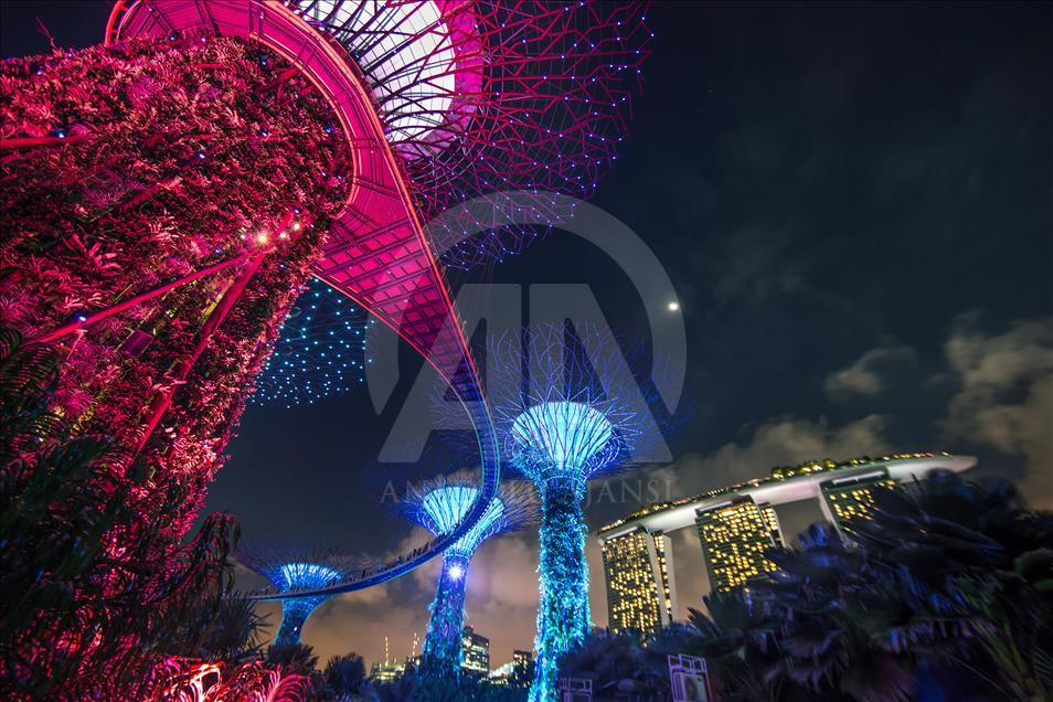 Singapore scenery at night