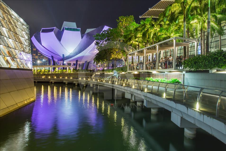 Singapore scenery at night