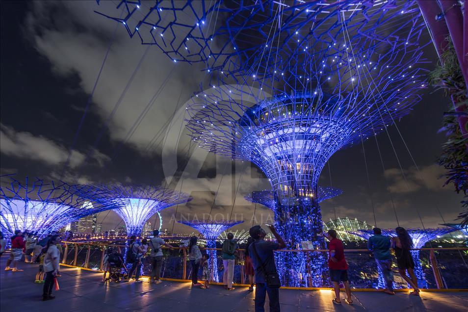 Singapore scenery at night