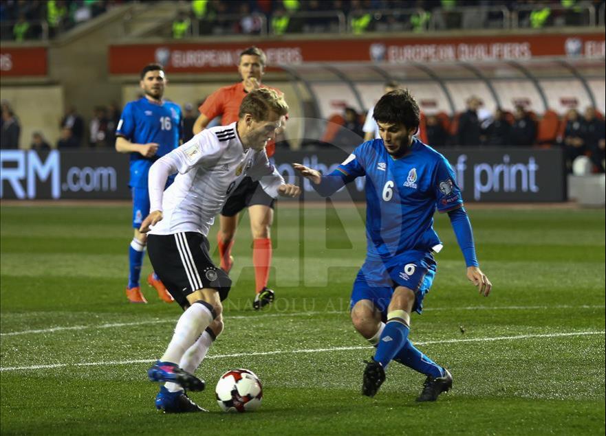 Сборная Азербайджана уступила Германии: 1-4
