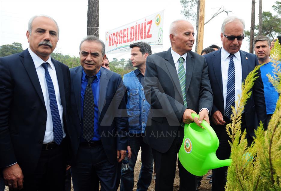 15 Temmuz şehidi polis adına hatıra ormanı