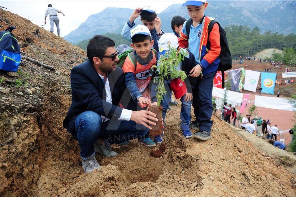 15 Temmuz şehidi polis adına hatıra ormanı
