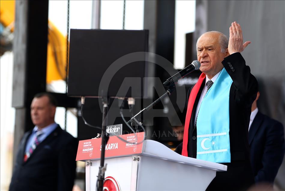 MHP'nin Sakarya mitingi