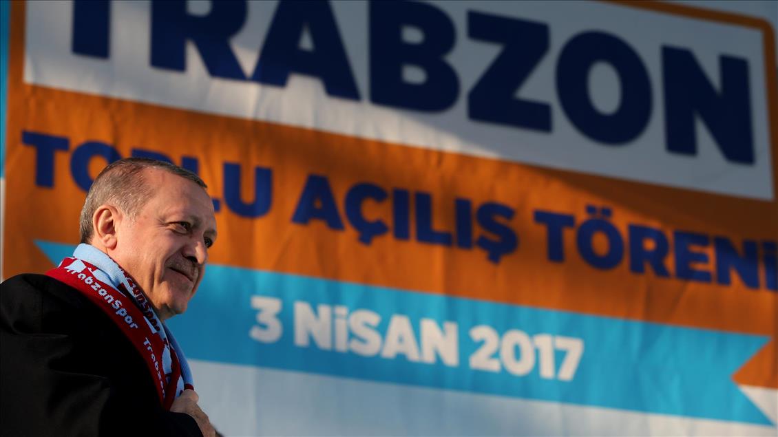 Cumhurbaşkanı Erdoğan Trabzon'da