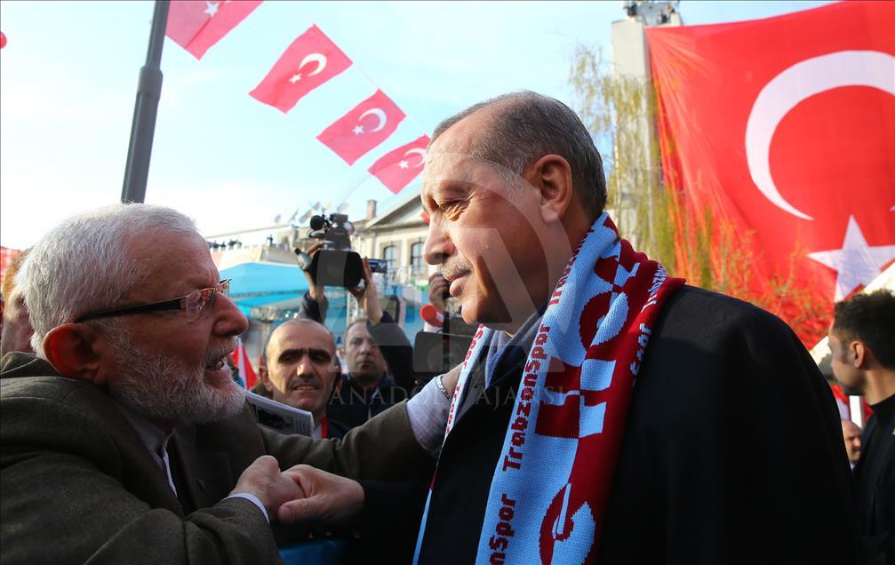 Cumhurbaşkanı Erdoğan Trabzon'da