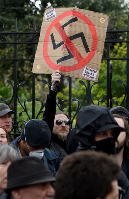 LONDON, UNITED KINGDOM - APRIL 01: Unite Against Fascism Demonstration