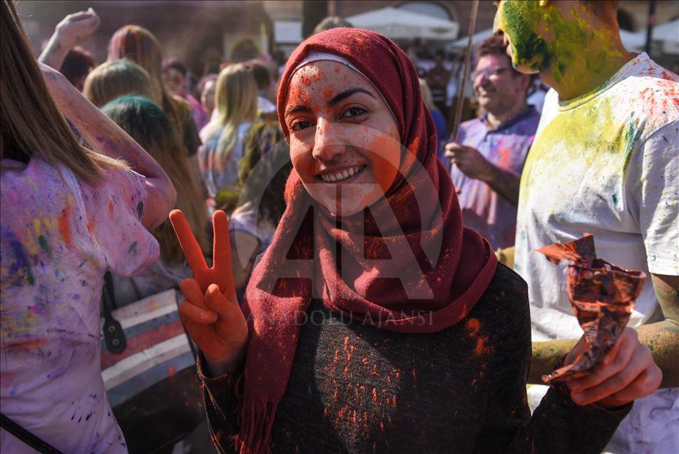 Holi Festival in Poland