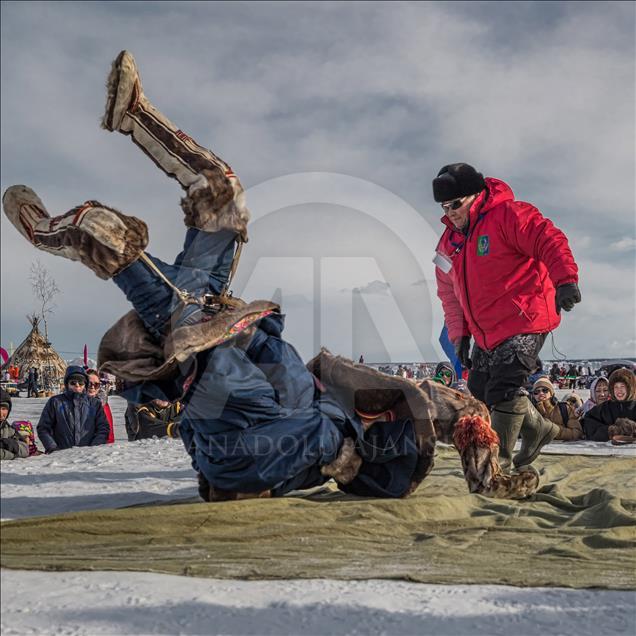 Russia's Nenets celebrate Reindeer Herders' Day