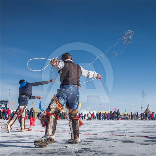 Russia's Nenets celebrate Reindeer Herders' Day