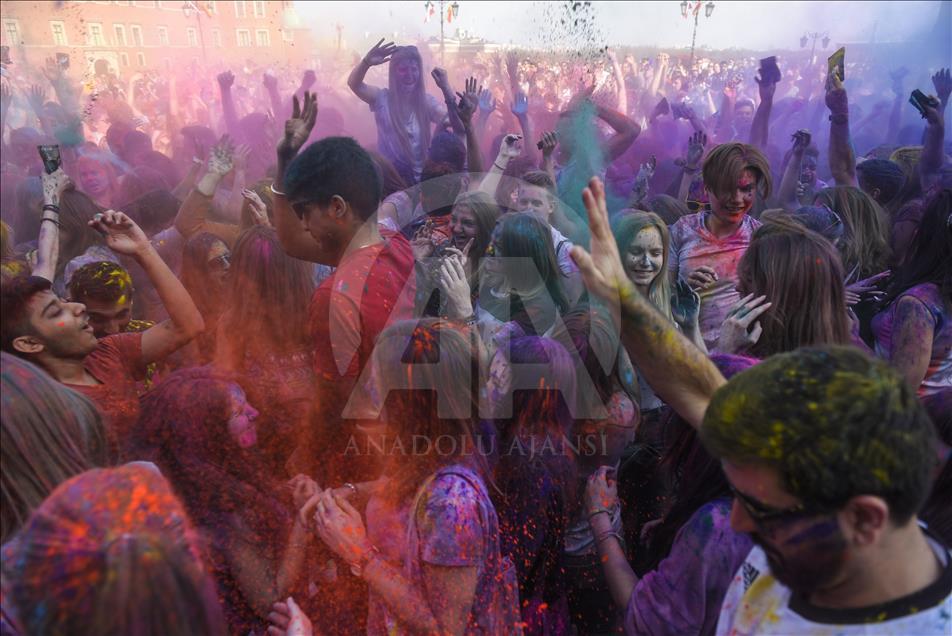 Holi Festival in Poland