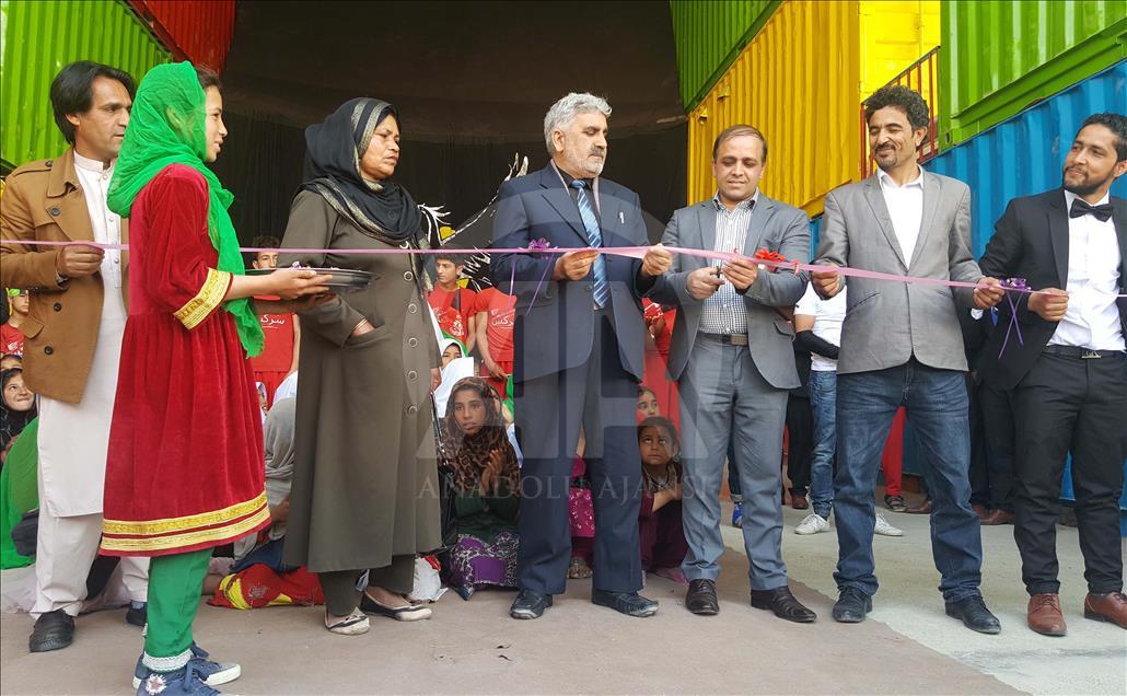 Inauguration of a new culture center in Kabul