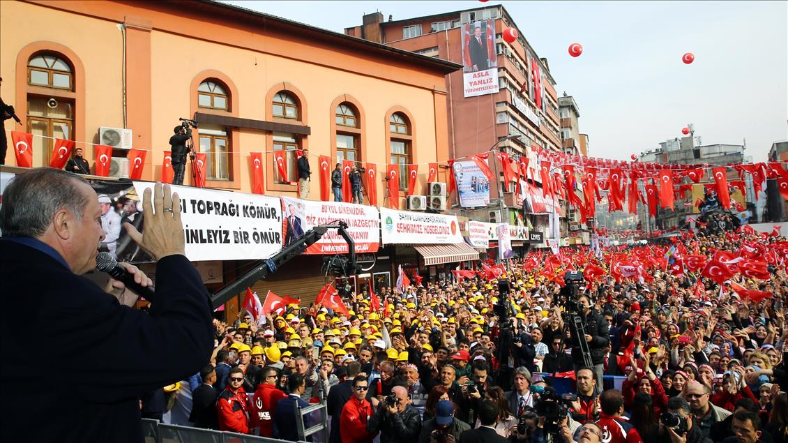 Cumhurbaşkanı Erdoğan Zonguldak'ta
