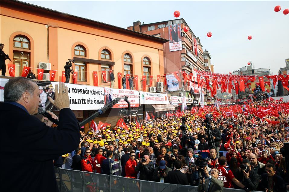 Cumhurbaşkanı Erdoğan Zonguldak'ta