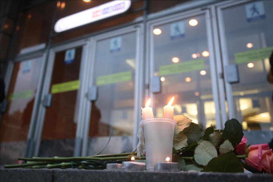 Explosion at a subway station in St Petersburg
