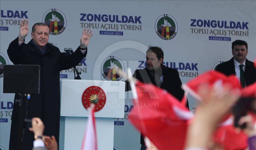 Cumhurbaşkanı Erdoğan Zonguldak'ta