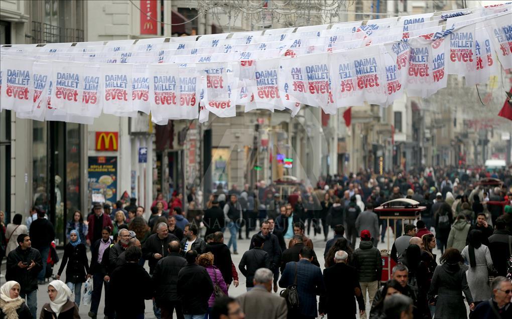 Referandum öncesinde evet ve hayır çalışmaları hızlandı