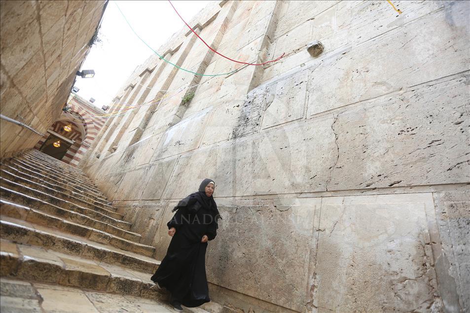 Historic West Bank mosque's female guardian