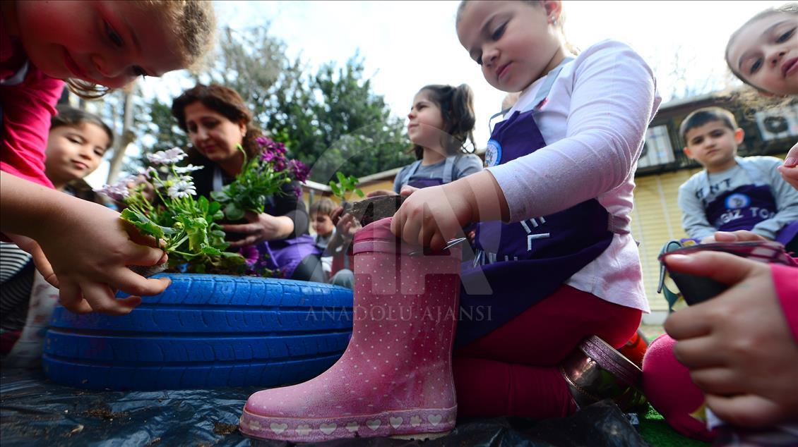 Rubber Boot Flower Pots