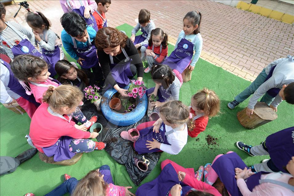 Rubber Boot Flower Pots