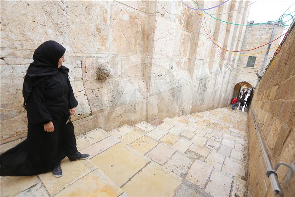 Historic West Bank mosque's female guardian