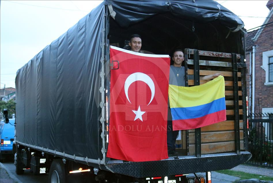 TİKA'dan Kolombiya'daki sel bölgesine yardım