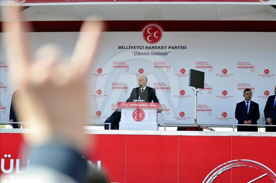 MHP'nin Afyonkarahisar mitingi