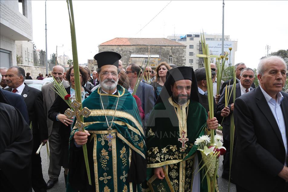 Palm Sunday In Palestine Anadolu Ajansı
