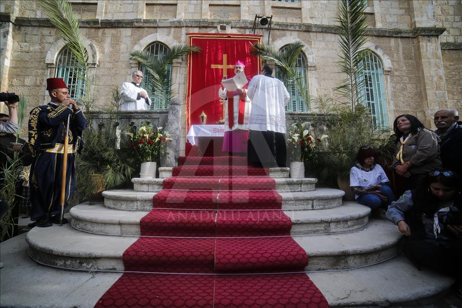 Palm Sunday In Palestine Anadolu Ajansı