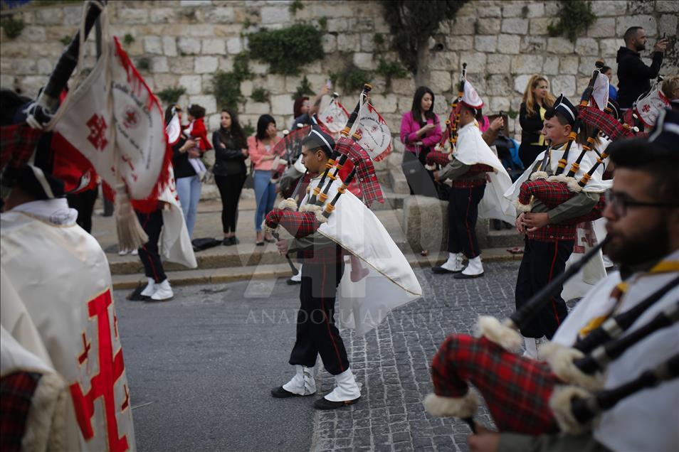 Palm Sunday In Palestine Anadolu Ajansı