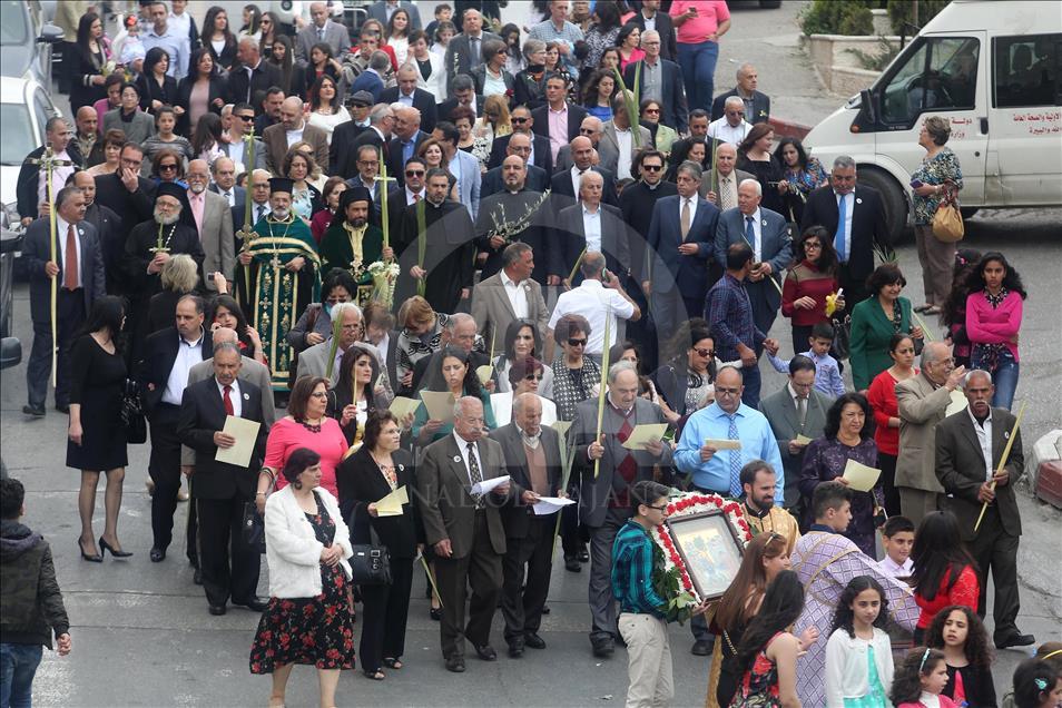 Palm Sunday In Palestine Anadolu Ajansı