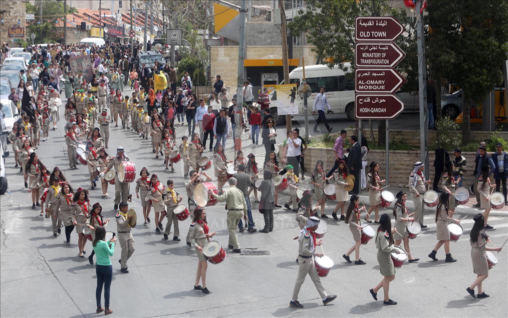 Palm Sunday in Palestine - Anadolu Ajansı