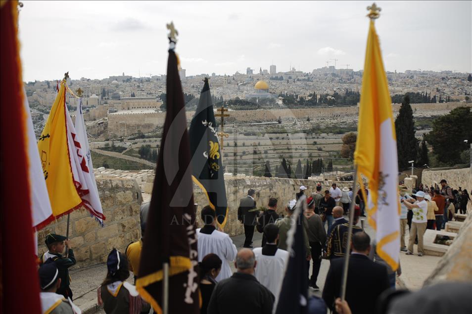 Palm Sunday In Palestine Anadolu Agency