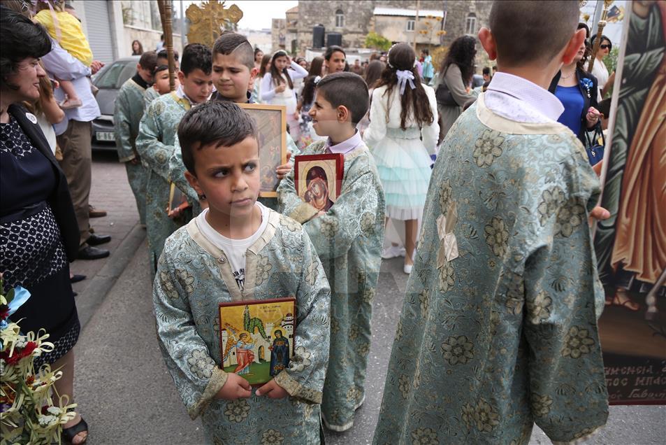 Palm Sunday In Palestine Anadolu Ajansı