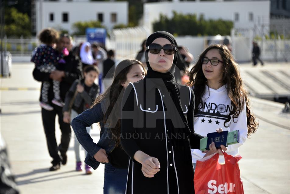 Bodrum'dan Yunanistan'a katamaran feribot seferleri başladı