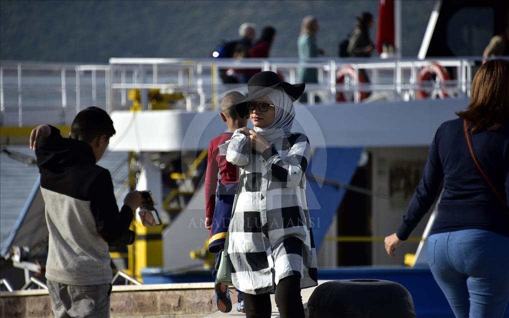 Bodrum'dan Yunanistan'a katamaran feribot seferleri başladı