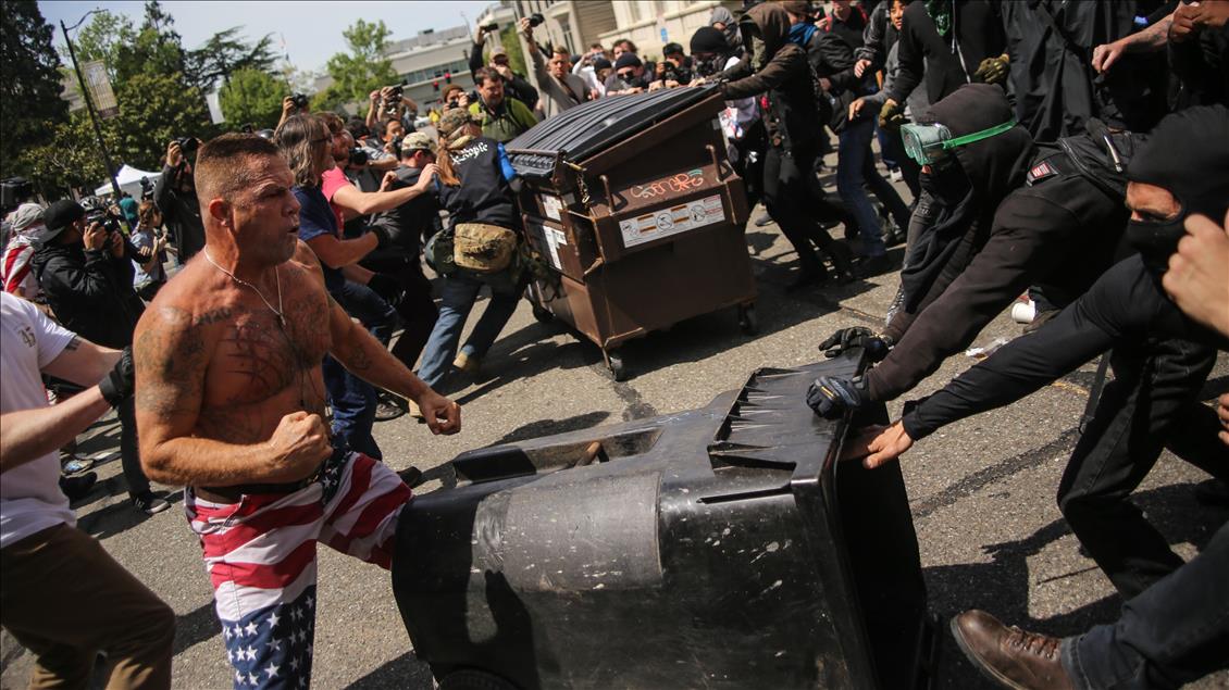 Berkeley Pro-Trump Rally Turns Violent