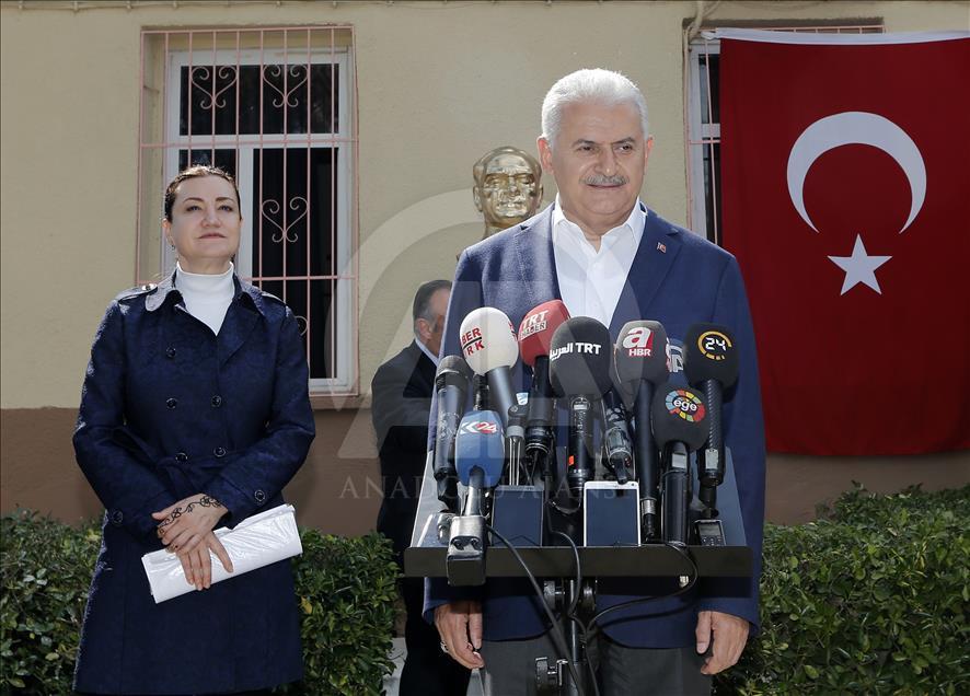 Başbakan Binali Yıldırım oy kullandı
