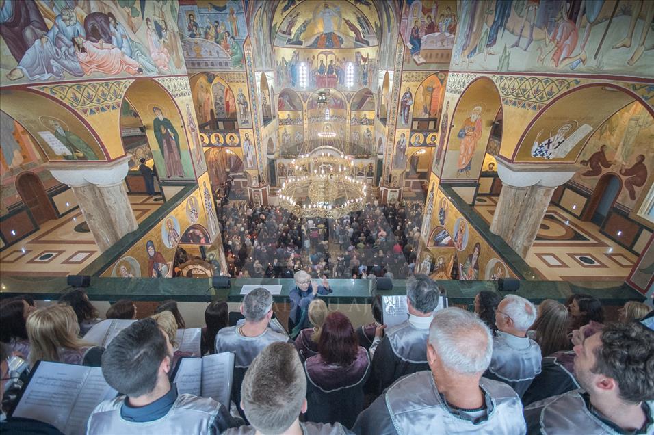 Podgorica: U hramu Hristovog vaskresenja održana vaskršnja liturgija 