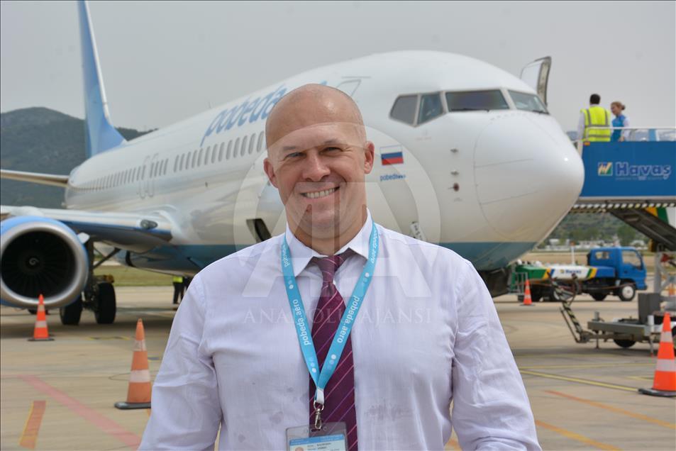 В Аланье сел первый регулярный рейс из России