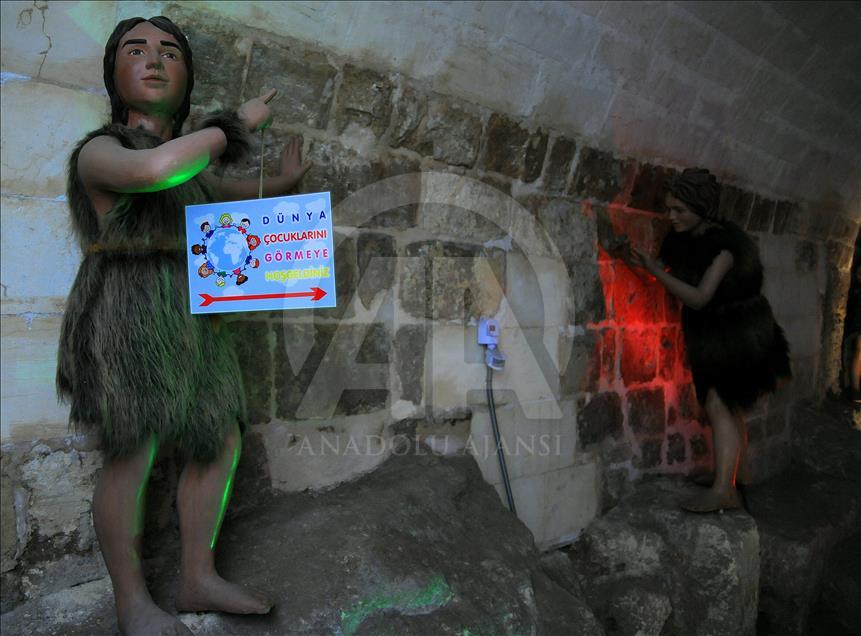 Çocuklara "dünyayı tanıtan" mağara