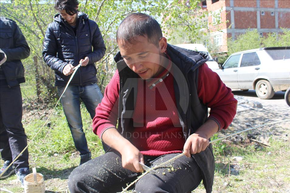 Unutulmaya yüz tutmuş sepetler yeni ustalarla yaşatılacak