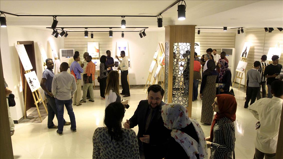 Karikatürist Turhan'ın sergisi Hartum'da açıldı