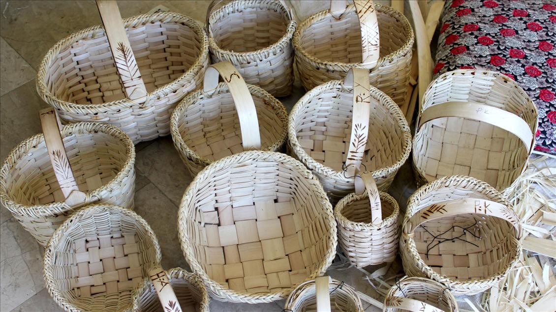 Unutulmaya yüz tutmuş sepetler yeni ustalarla yaşatılacak