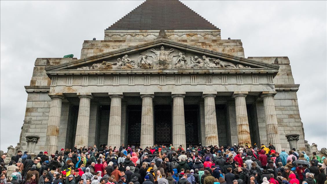 ANZAC Dawn service in Melbourne